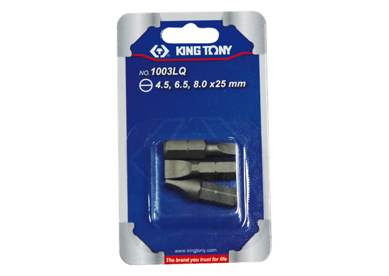 Outils - Outils divers - Jeu d'embouts tournevis à fente (4.5,6.5,8mm)- 3 pièces