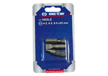 Outils - Outils divers - Jeu d'embouts tournevis à fente (4.5,6.5,8mm)- 3 pièces