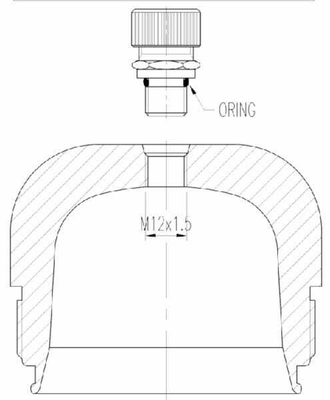 Pièces agricoles - Hydraulique - Soupape de remplissage 5/8 UNF