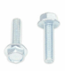 Vis à bride BOLT tête hexagonale 10mm M6x1x25mm 10 pièces