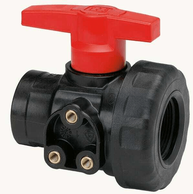 Pièces agricoles - Pièce Pulvérisateur - Vanne à boisseau sphérique 1 1/2" 2 voies