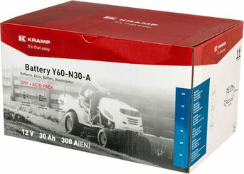 Pièces agricoles - Eclairage - Batterie 12V 30Ah 300A Kramp