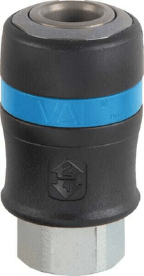 Pièces agricoles - Pièce pneumatique - Raccord rap. sécu fem BSP1/2"