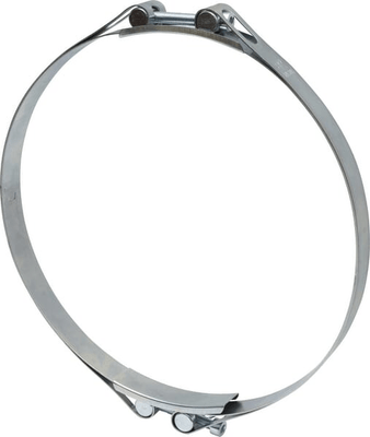 Pièces agricoles - Fasteners - Collier de serrage, 270-280 mm double boulon, double bande DIN912 zingué Kramp