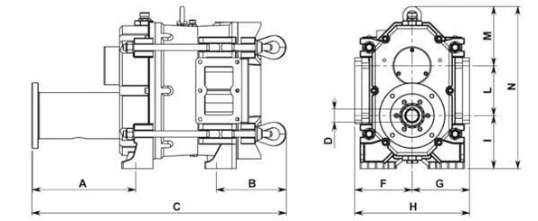 Pièces agricoles - Fertilisation & Lisier - Pompe B.P. BR-EVO 94m³/h entraînement hydraulique B.P.