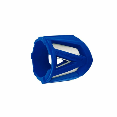 Pièces Quad & Motos - Equipement véhicule - Protection de silencieux POLISPORT courte bleu