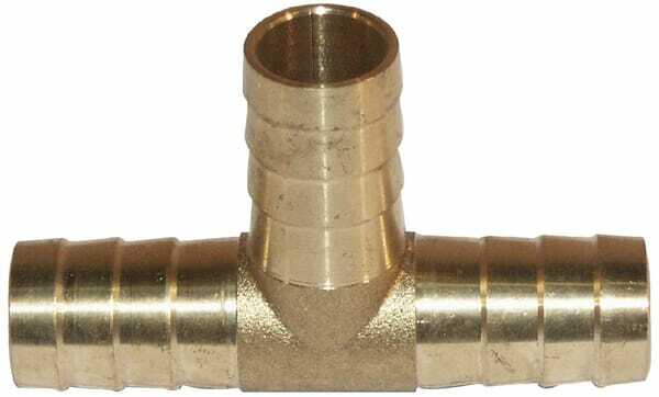 Pièces agricoles - Hydraulique - Conn. en T 5/8" en laiton