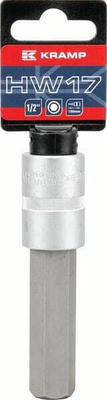 Outils - Outils divers - Douille de tournevis longue 1/2" Hex 17 mm