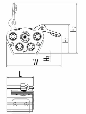 Pièces agricoles - Hydraulique - Multi X Quattro 10/12.5 racc.
