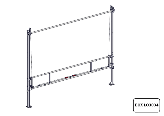Accessoires et options matériel  - Matériel d'élevage - autre - SEPARATION DE LOGETTE RELEVABLE EN 3.40M/4.60M