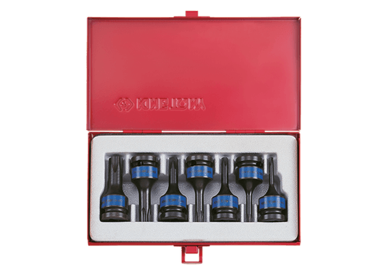 Outils - Outils divers - Coffret de douilles choc Torx 1/2" T25-T60