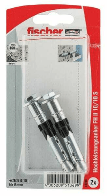 Pièces agricoles - Fasteners - Cheville d'ancrage FH 10/10 (2)