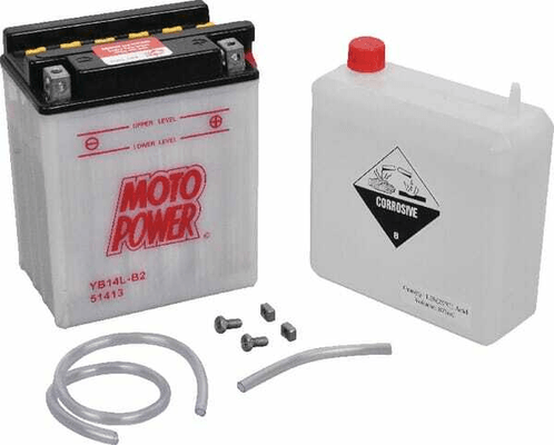 Pièces agricoles - Eclairage - Batterie 12V 14Ah 200A avec pack d'acide Kramp