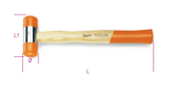 Maillet à embouts nylon BETA taille 35 manche en bois