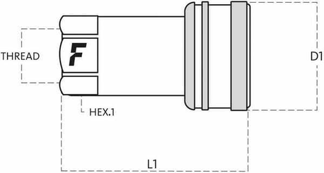 Pièces agricoles - Hydraulique - Coupleur femelle 3/4 BSP