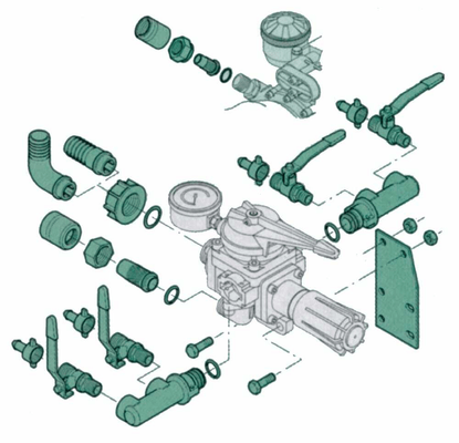 Pièces agricoles - Pièce Pulvérisateur - Kit de montage Bi Matic