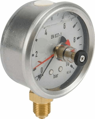 Pièces agricoles - Hydraulique - Manomètre avec aiguille mém.