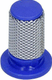 Filtre avec clapet anti-retour à bille, bleu 50 mesh