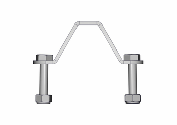 Materiels - Accessoires 30Kg-50Kg - PACK DE 40 DEMI BRIDES ROBUST 60/49MM