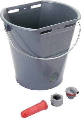 Pièces agricoles - Cloture,Jardin & Sylviculture - Seau d’allaitement pour veaux, tétine en plastique 8L