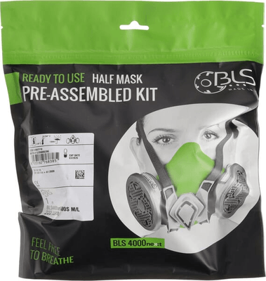 Vêtements et protections - Equipement - Demi-masque incl.BLS ABEK1P3R 4400 M/L