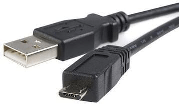 Pièces agricoles - Hydraulique - Câble micro USB-B / USB 2 mètres