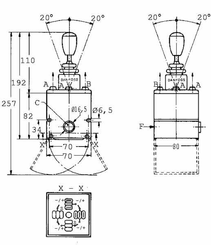 Pièces agricoles - Electricité - Levier PVRES 155B4212