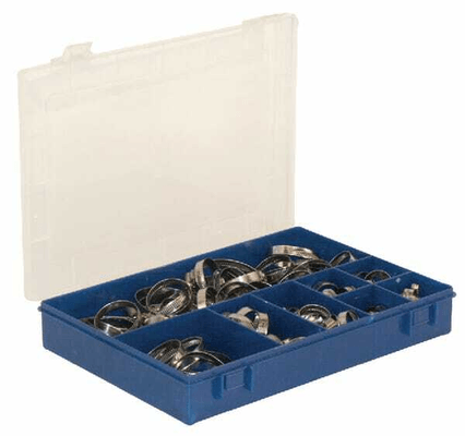 Pièces agricoles - Fasteners - Assortiment colliers de ser. 100pcs
