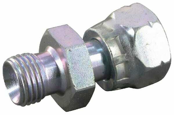 Pièces agricoles - Hydraulique - Nipple M/Fm 1/4" BSP x 9/16"
