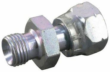Pièces agricoles - Hydraulique - Nipple M/Fm 1/4" BSP x 9/16"