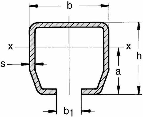 Pièces agricoles - Fasteners - Rail 30x28x1,75mm Gr.0