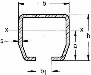 Pièces agricoles - Fasteners - Rail 30x28x1,75mm Gr.0