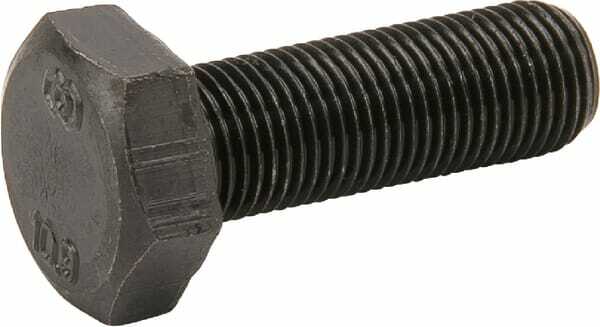 Pièces agricoles - Fasteners - Boulon hexagonal pas fin entièrement fileté 6 p M10x1,25x30 10.9noire