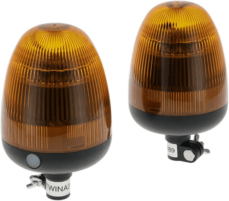 Pièces agricoles - Eclairage - Jeu de 2 gyrophares LED synchronisables TWIN, 12-24V, flexibles