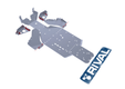 Sabot complet RIVAL - aluminium 4mm Can-Am Commander