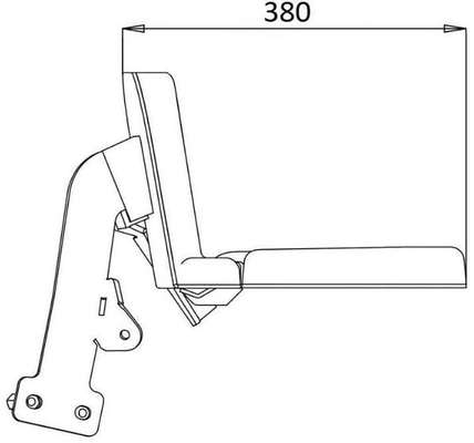 Pièces agricoles - Pièce divers - Siège passager, compatible John Deere