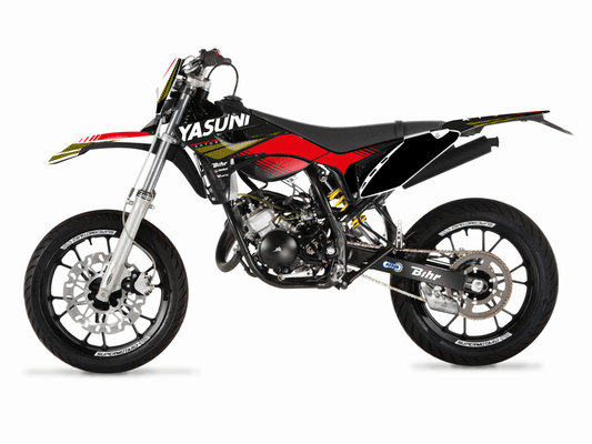 Pièces Quad & Motos - Equipement véhicule - Kit deco KUTVEK Yasuni Factory rouge/noir Sherco SM50