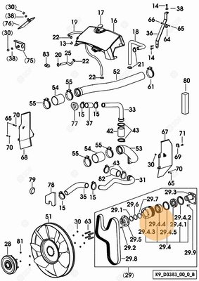 Pièces agricoles - Roulements - roulement a rouleaux 90x30.2