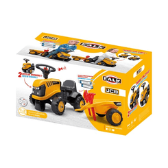 Loisirs - Jouets - Porteur chantier JCB avec remorque, pelle et rateau