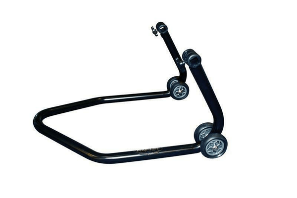 Pièces Quad & Motos - Outillage - Béquille de stand arrière universelle BIKE LIFT noir avec supports caoutchouc en "L"- RS-17