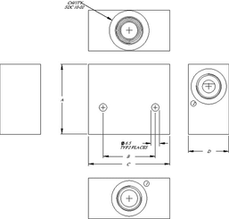 Pièces agricoles - Hydraulique - Carter en aluminium SDC10-2 -A