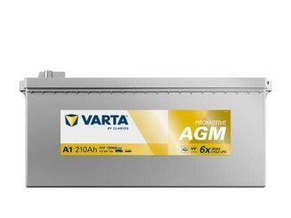 Pièces agricoles - Eclairage - Battery 12V 210Ah 1200A A1 VARTA Promotive AGM