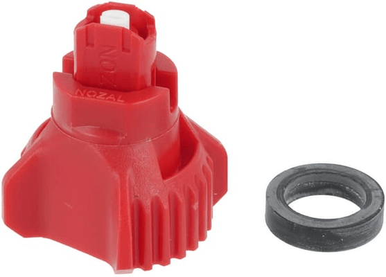Pièces agricoles - Pièce Pulvérisateur - Jeu de buses à injection d'air (8 pièces) ADX 120° 04 rouge