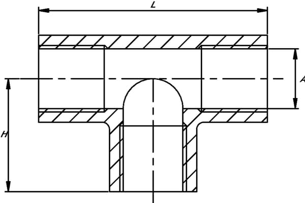 Pièces agricoles - Hydraulique - Té mâle BSP 1"1/4
