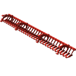 Pièces agricoles - Pièce divers - Barre decrottoirCOMPLETE 4M (KV/VICON)