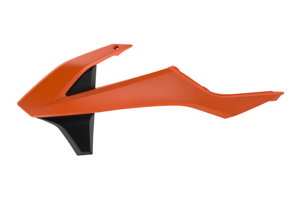 Pièces Quad & Motos - Plastiques - Ouïes de radiateur POLISPORT couleur origine 16 orange/noir KTM