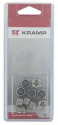Pièces agricoles - Fasteners - Ecrou autobloquant inox M8 x 1,25 (10)