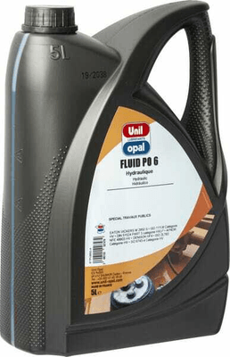 Chimie - Chimie divers - Huile hydraulique FLUID PO 6 - 5l