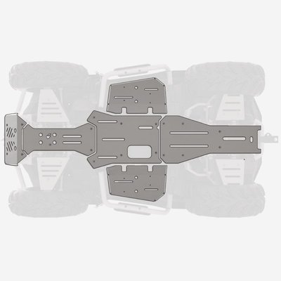 Accessoires et options matériel  - Quad - KIT PROTECTION DE CHASSIS ALU