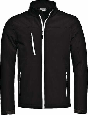 Vêtements et protections - Vêtement  - Veste Softshell, noir, taille 2XL, EU : 58-60 Santino